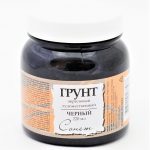 Грунт акриловый художественный черный "Сонет", 220 мл