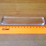 Блок для штампов из оргстекла, 3*15*0,8 см