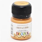 Краска акриловая металлик "DECOLA" 20 мл, цвет "Золото роял"