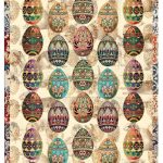 Бумага рисовая для декупажа "Пасхальные яйца" 28х38 см