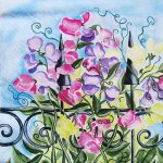 Салфетки бумажные для декупажа, "Вьюн и изгородь"