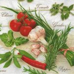 Салфетки бумажные для декупажа "Специи итальянской кухни"