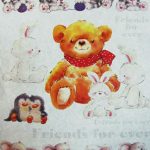 Декупажная карта  "Дружная компания" А4