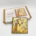 Декупаж часов "Синичник". Творческий набор в технике декупаж