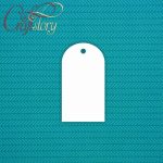 Тэг картонный полукруглый 6*11см