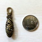Подвеска металлическая "Восточный сосуд", цвет бронза