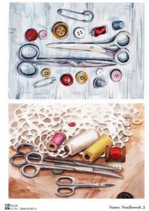 Декупажная карта "Needlework" А4