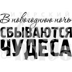 Штамп фотополимерный  "Чудеса новогодней ночи" — изображение 2