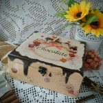 Декупажная карта "Рамка с конфетами" А3 — изображение 2
