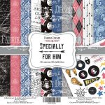 Набор скрапбумаги "Specially for him" 30,5 х 30,5 см