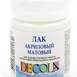 Лак акриловый матовый DECOLA 50мл