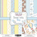 Набор скрапбумаги "Sweet baby boy" 30,5 х 30,5 см