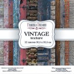 Набор скрапбумаги "Vintage texture" 30,5 х 30,5 см