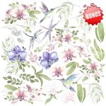 Набор скрапбумаги "Wild Orchid" 30,5 х 30,5 см — изображение 3