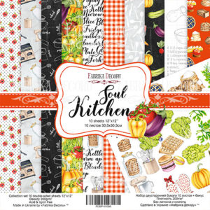 Набор скрапбумаги "Soul Kitchen" 30,5 х 30,5 см