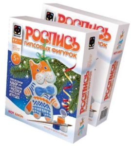 Роспись гипсовых фигурок "Кот Баюн"