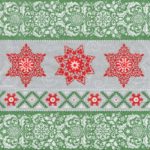 Салфетка бумажная трехслойная для декупажа "Зимний плед"