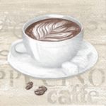 Салфетка бумажная трехслойная для декупажа "Время кофе"