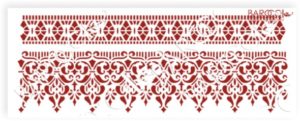 Трафарет пластиковый "Кружевной край и мережка" — изображение 2
