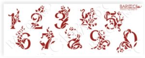 Трафарет пластиковый "Числа" — изображение 2
