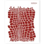 Трафарет пластиковый Бароччи "Крокодиловая кожа"
