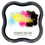 Подушечка штемпельная пигментная Docrafts Artiste, цвет белый