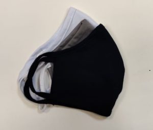 Маски защитные тканевые двухслойная цвет в ассортименте, хлопок