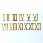 Комплект пластиковых цифр для часов "Римские" 3 см