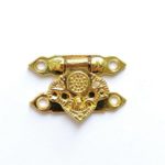 Замок для шкатулки декоративный цвет золотой