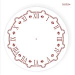 Трафарет пластиковый "Циферблат классический"