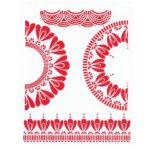 Трафарет пластиковый "Кружева-15"