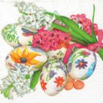 Салфетка бумажная для декупажа "Акварельные пасхальные яйца"