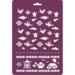 Трафарет многоразовый "Оригами", 31х47 см