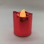 Свеча светодиодная красная