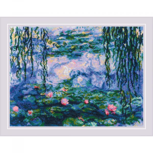 Набор для вышивания «Водяные лилии» по мотивам картины К. Моне