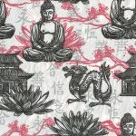 Салфетка бумажная для декупажа "Китайские мотивы"