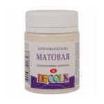 Краска акриловая матовая "DECOLA" цвет "Слоновая кость"